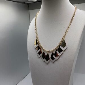 Apt 9 Mixed Metal chevron necklace NEW